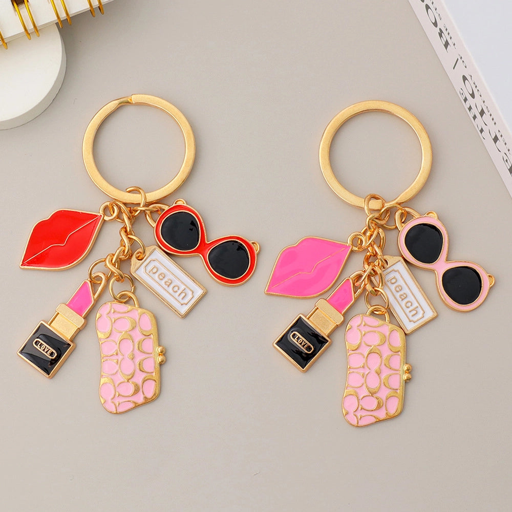 Wallet Lipstick Keychain