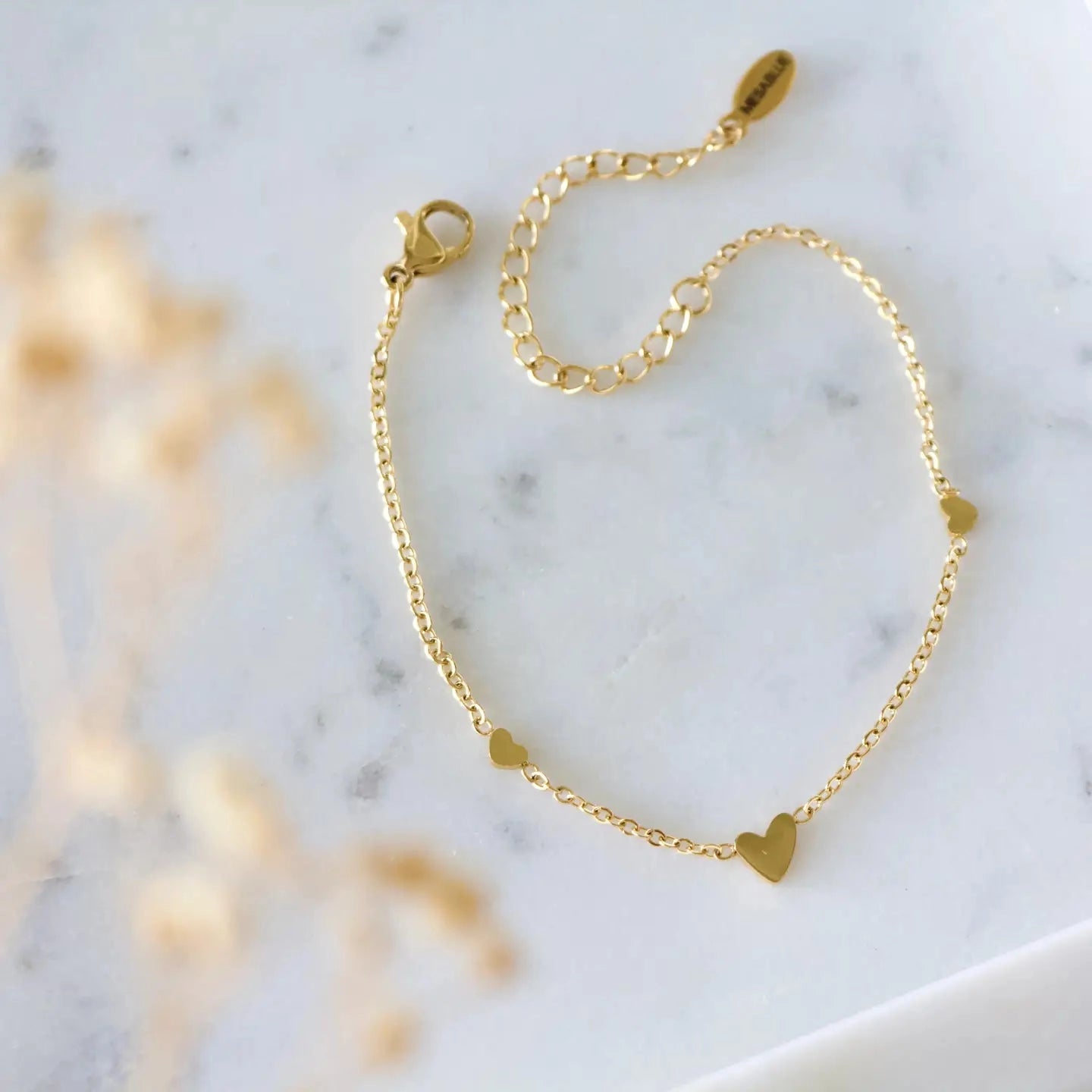 Golden Hearts Bracelet