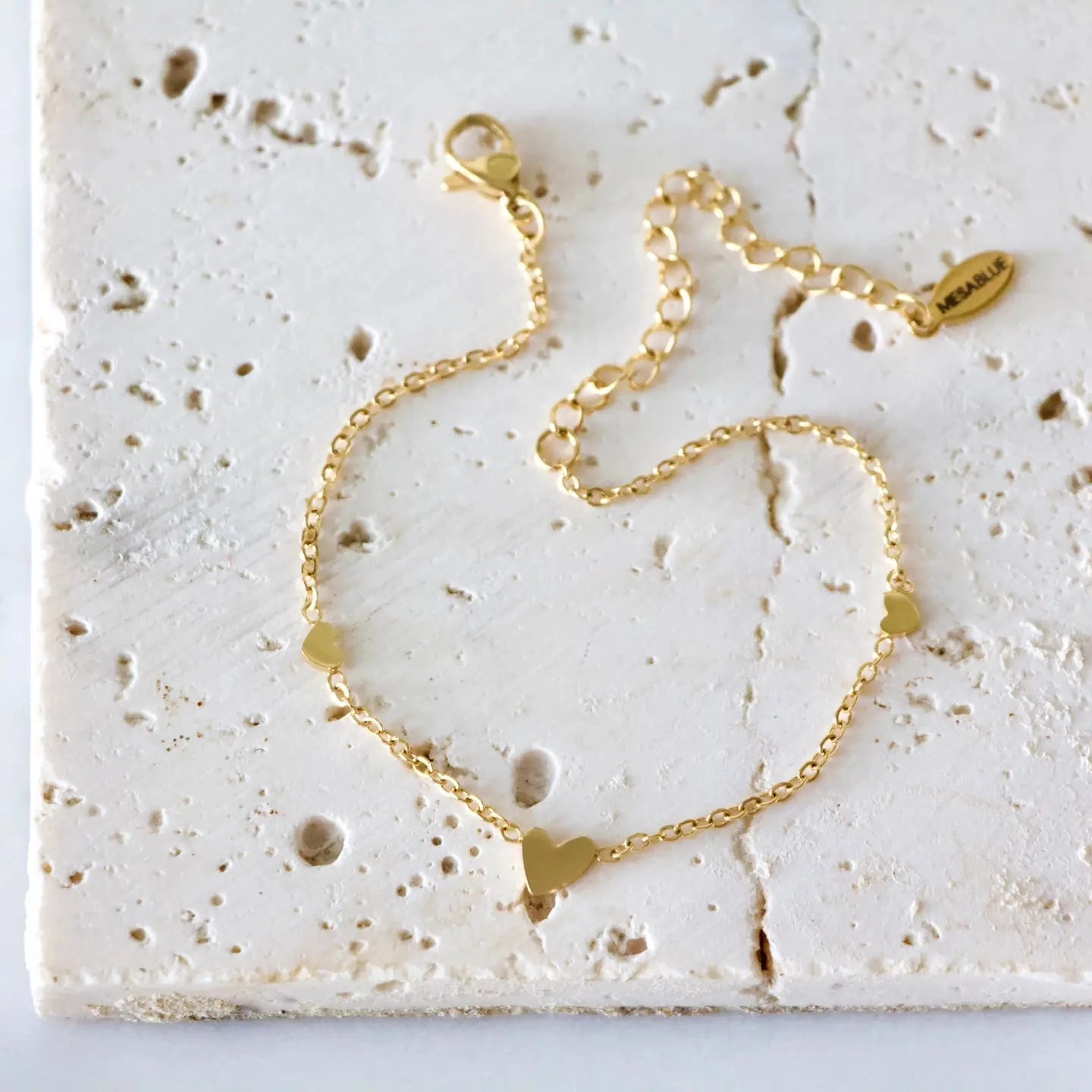 Golden Hearts Bracelet