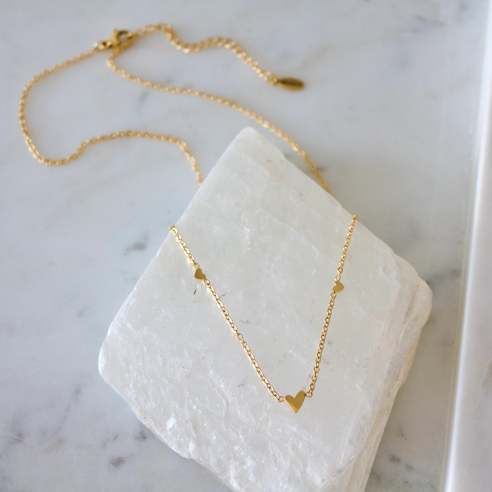 Delicate Gold Heart Necklace